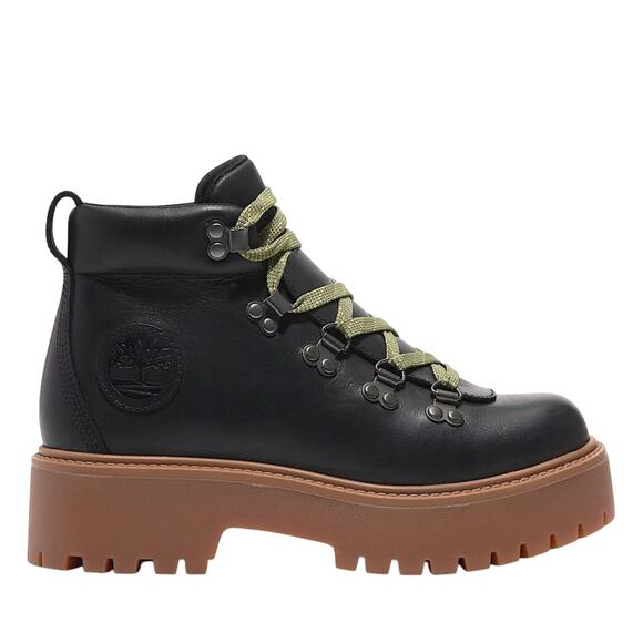 Timberland Women's Stone Street Mid Lace-Up Platform Black Hiker - Size: 9.5 - Picture 6 of 9